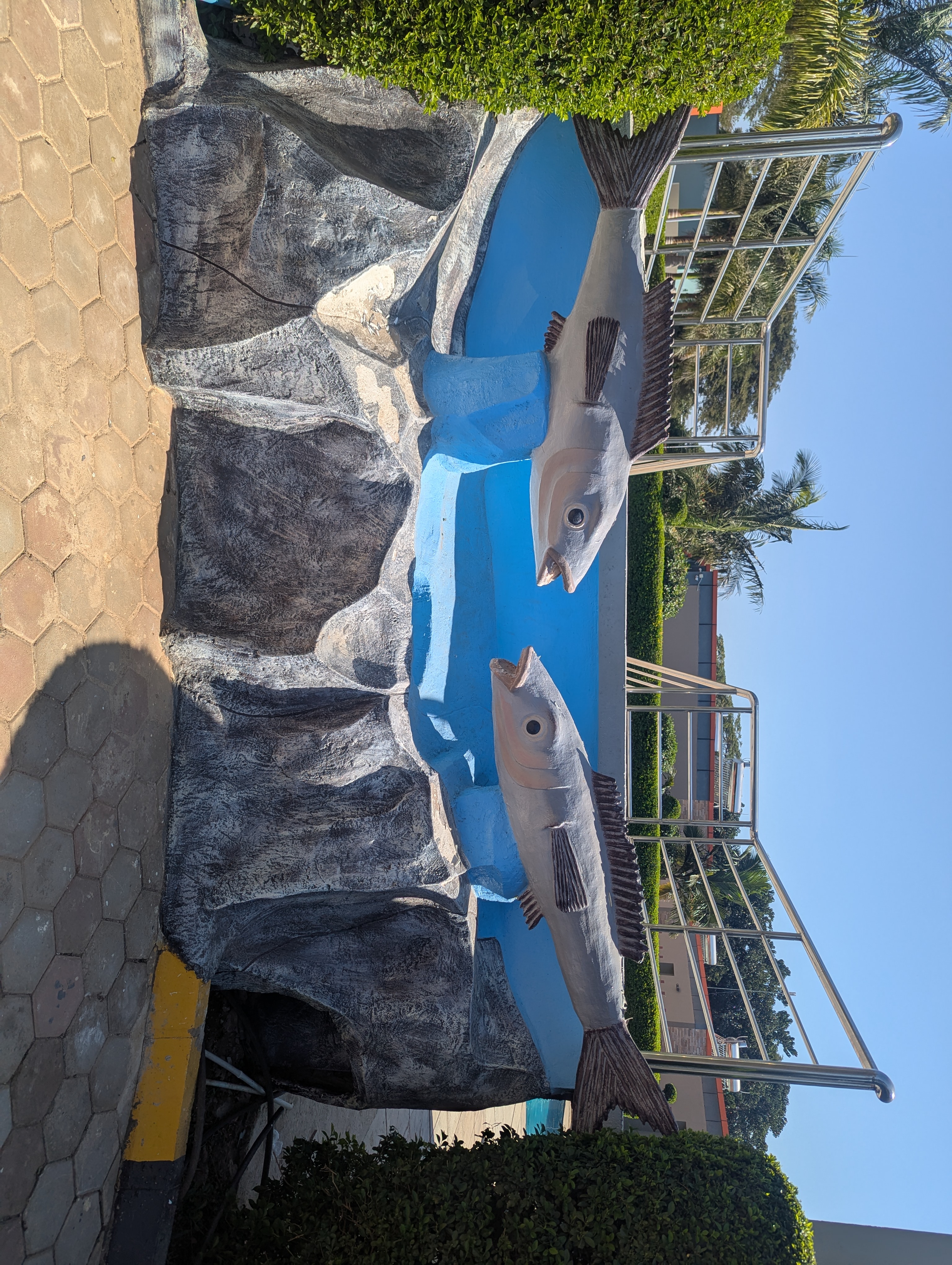 Pool area at Ellesia Executive Lodge