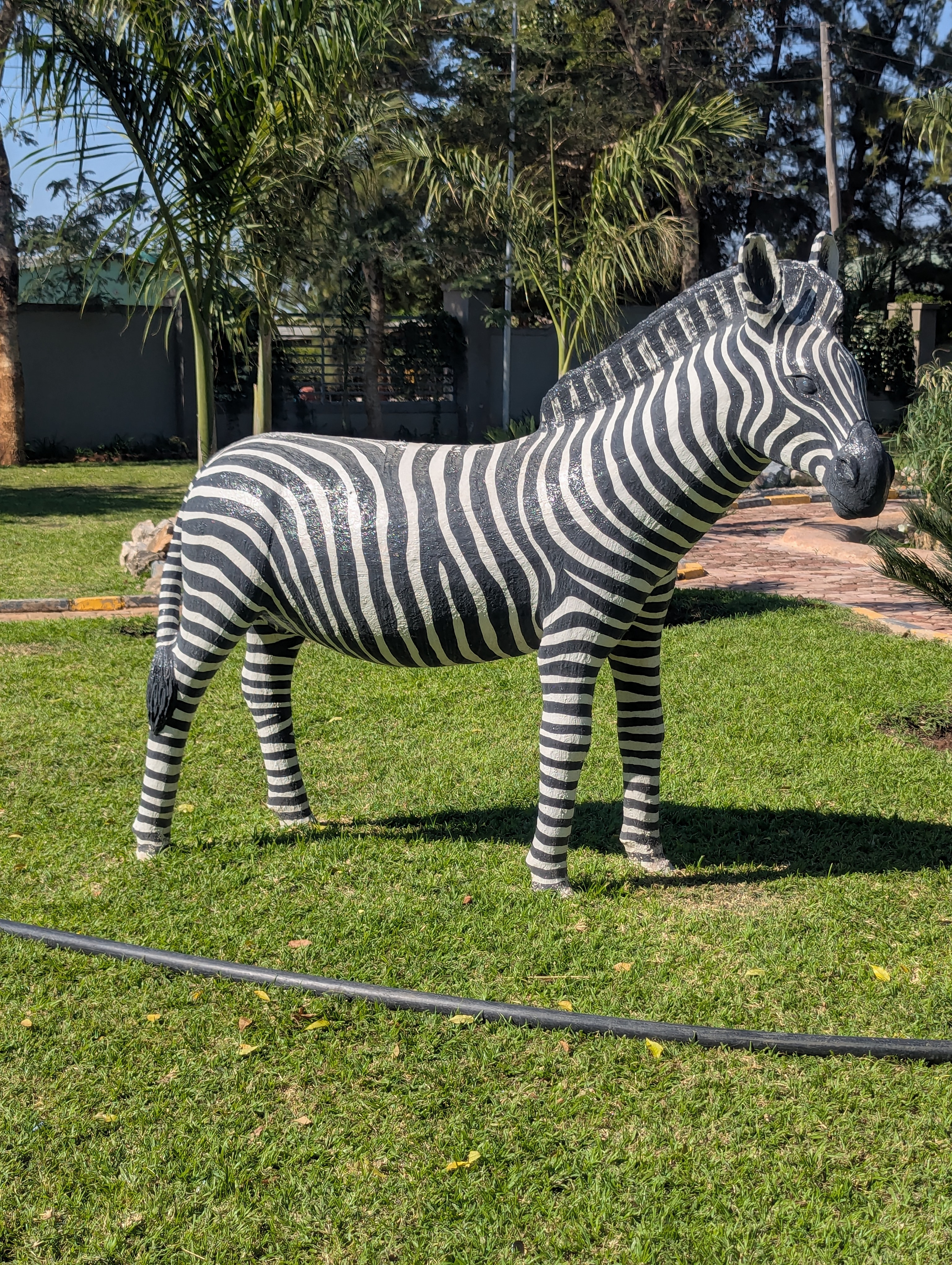 Zebra sculpture at Ellesia Executive Lodge